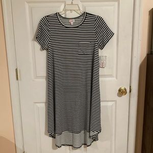 Striped LulaRoe Carly Dress